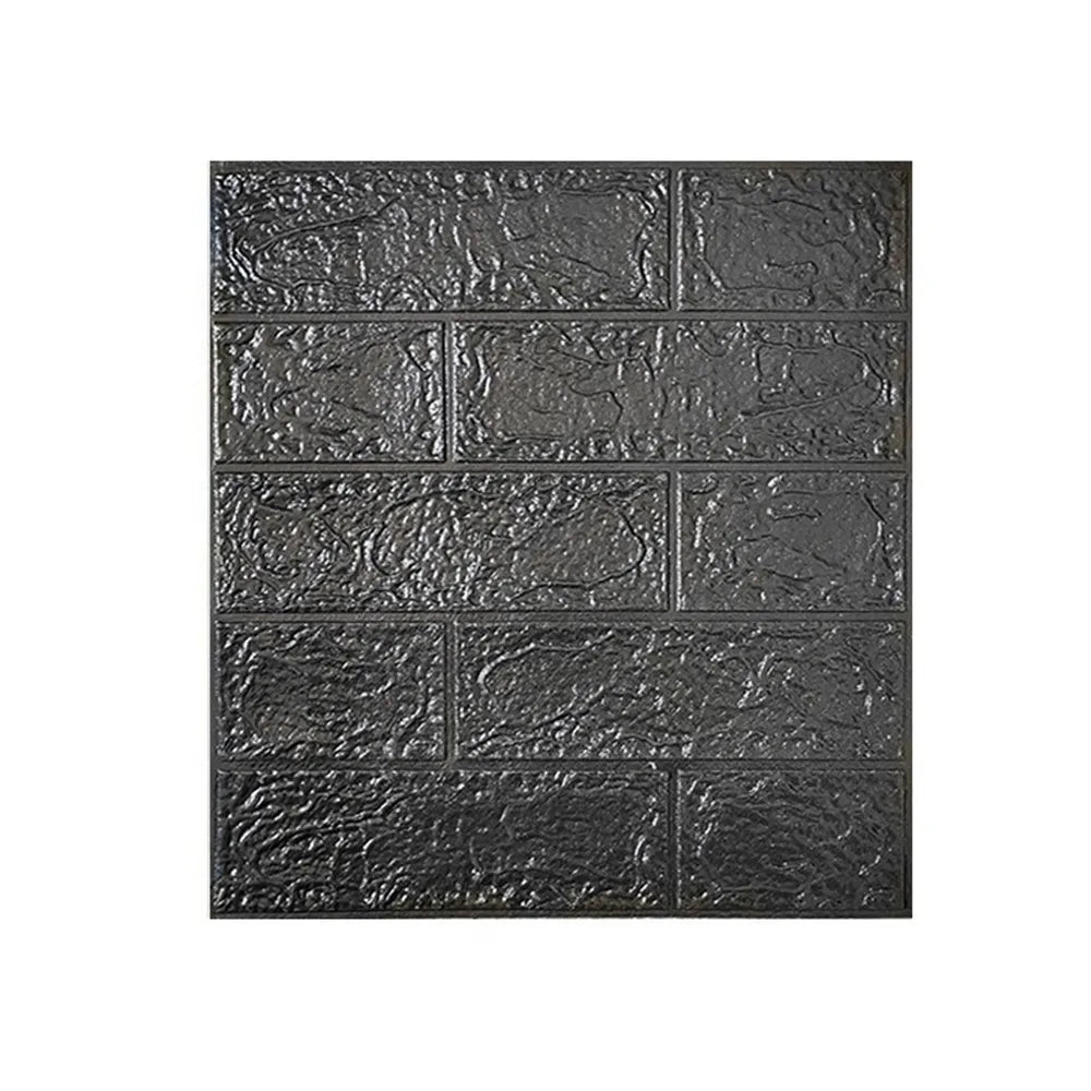 Waterproof 3D Imitation Brick Wall Stickers DIY Peel and Stick Self-adhesive Wallpaper Panel 35*38.5CM Oil Proof