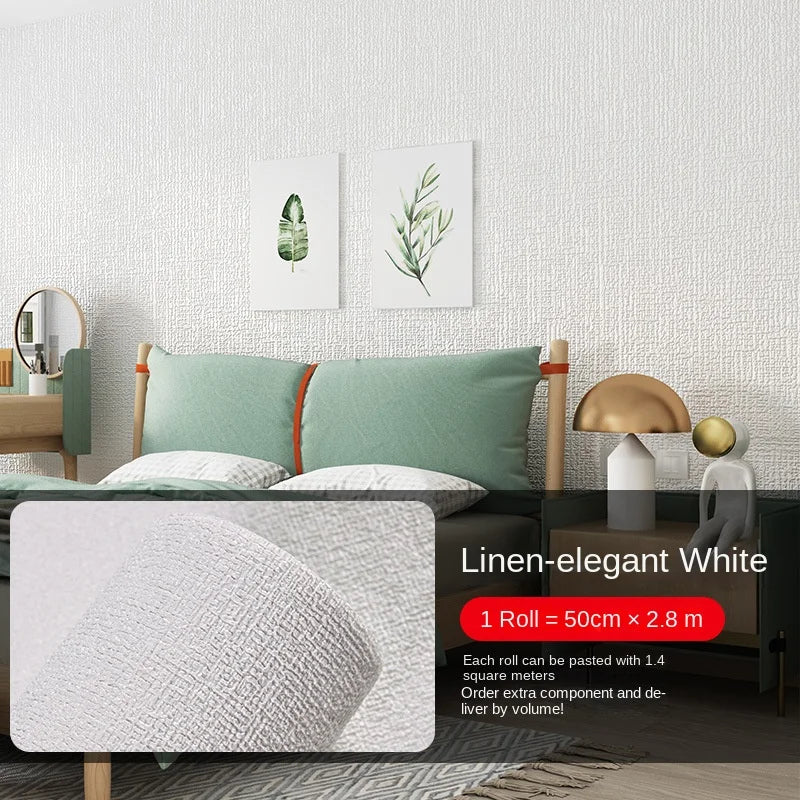 2.8/10m Self Adhesive 3d wall panel Wallpaper Foam Soundproof Waterproof 3D Wall Sticker New Design Bedroom Wallpaper Thickening
