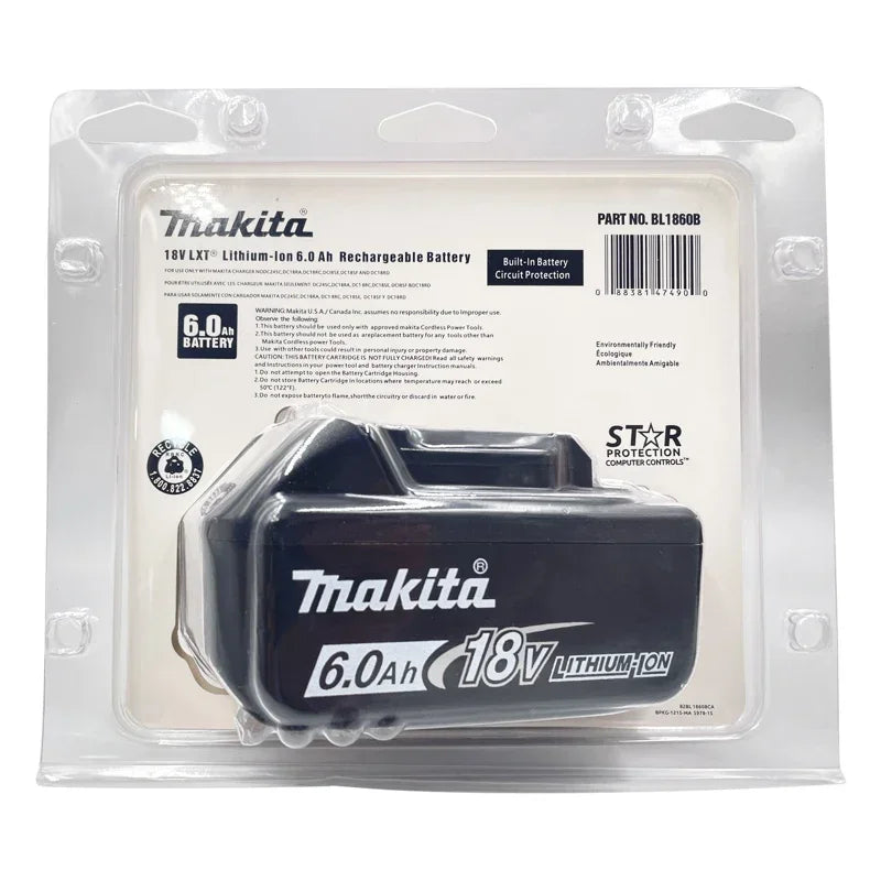 Pin Makita 18V 6Ah Phu Hop Voi BL1840 BL1830B Va BL1850