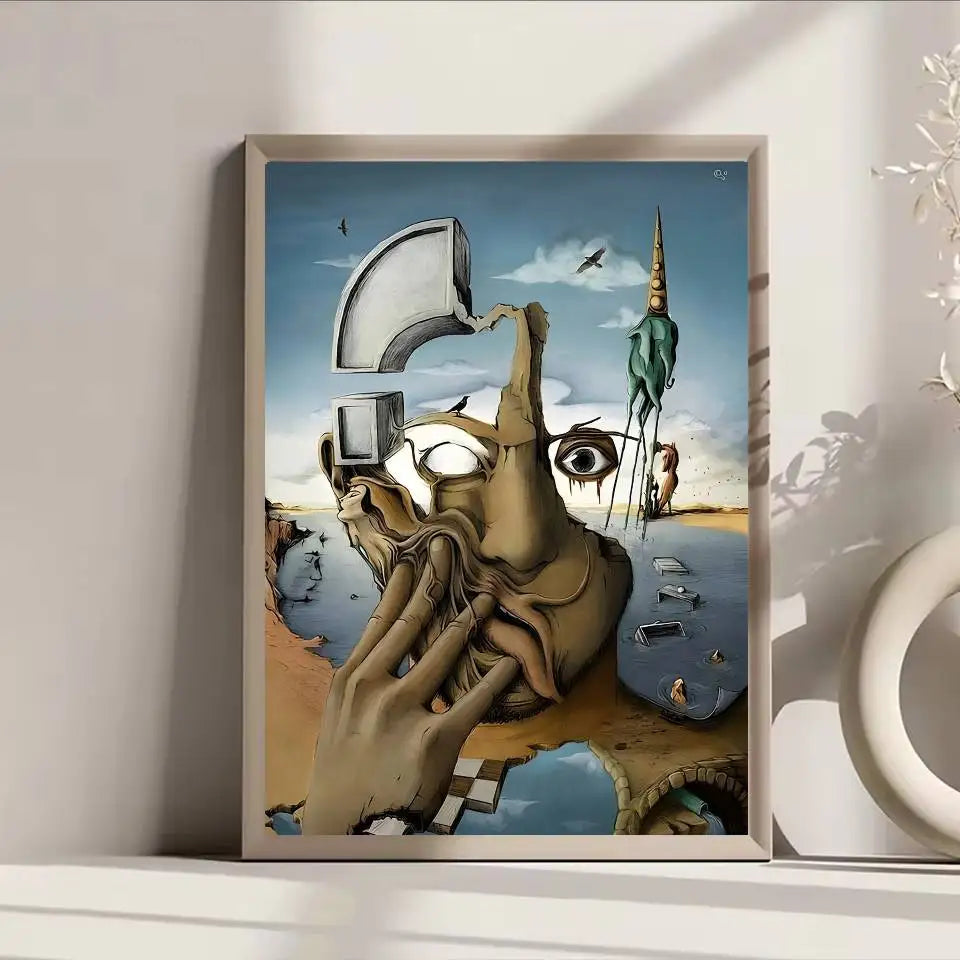 Tranh Surrealism Salvador Dali Poster Dan Tuong Chiu Nuoc