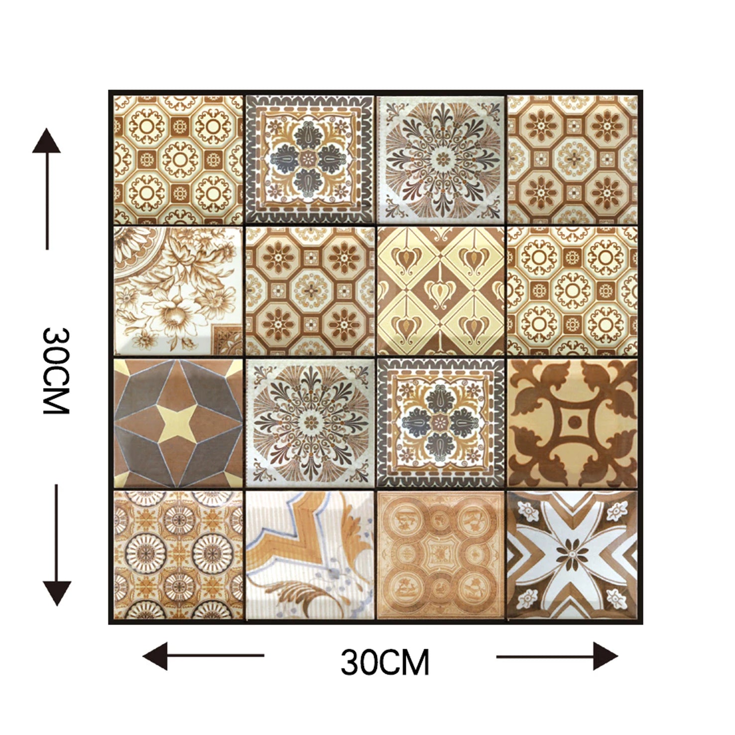 Self Adhesive Tile Wall Sticker Home Decor 3D PVC Brick Sticker Wall Decor For Kitchen Cupboard Bathroom Waterproof Wallpaper