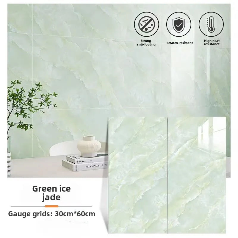 Dán Gạch Trang Trí PVC Marble 30cm X 60cm Tường Phòng Tắm