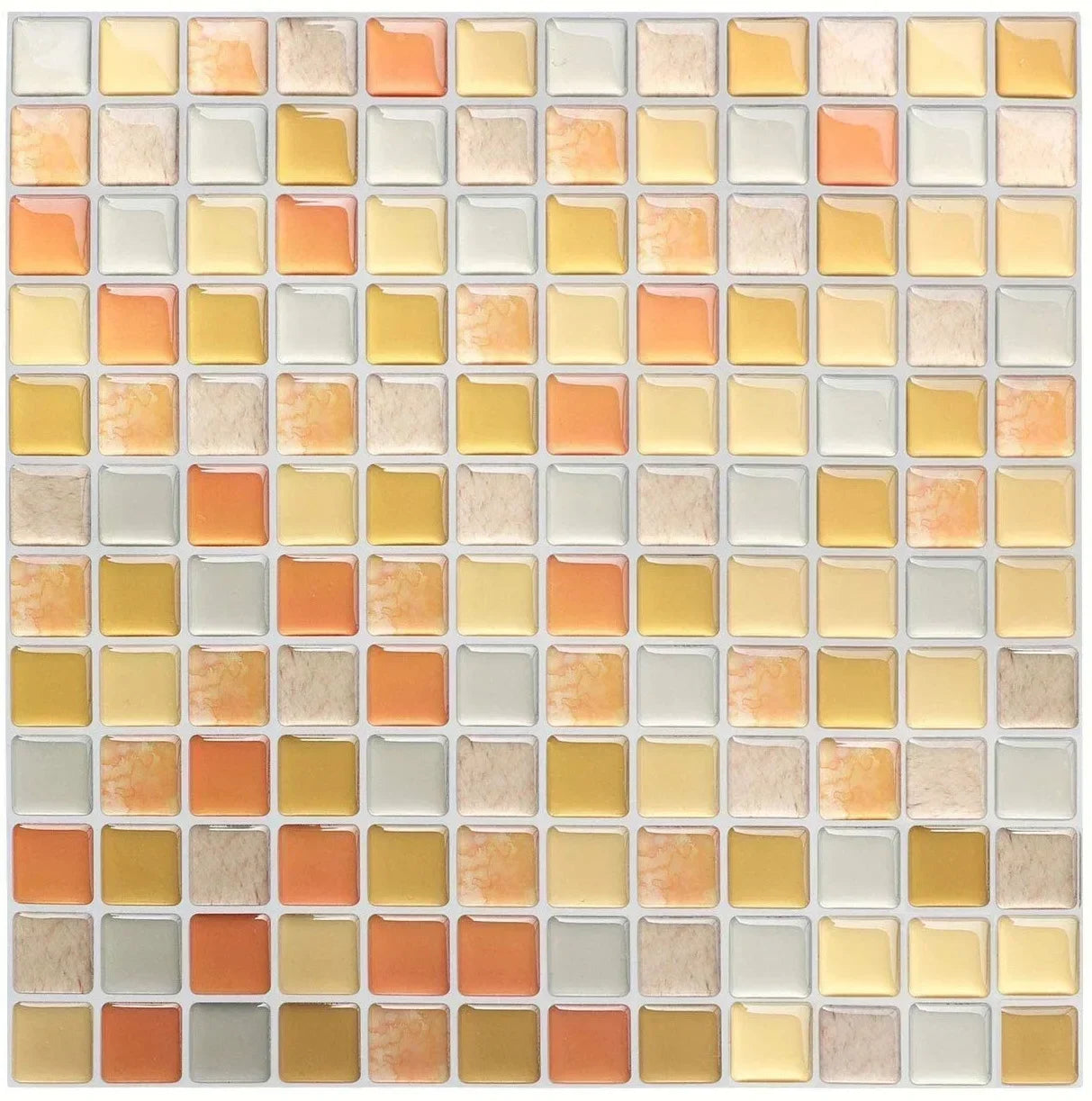 Dán Tường Gạch Mosaic Kính 3D Dính Chống Thấm 5 10 Miếng