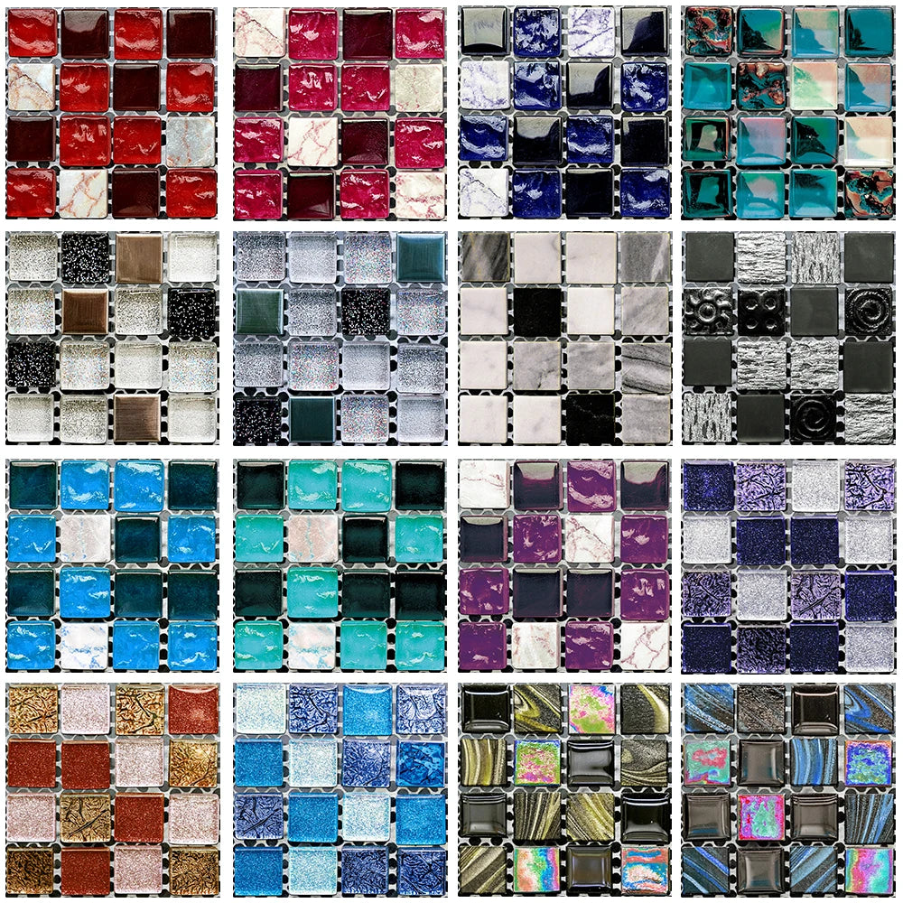 10 Miếng Dán Gạch Mosaic Bếp Và Phòng Tắm Chống Nước