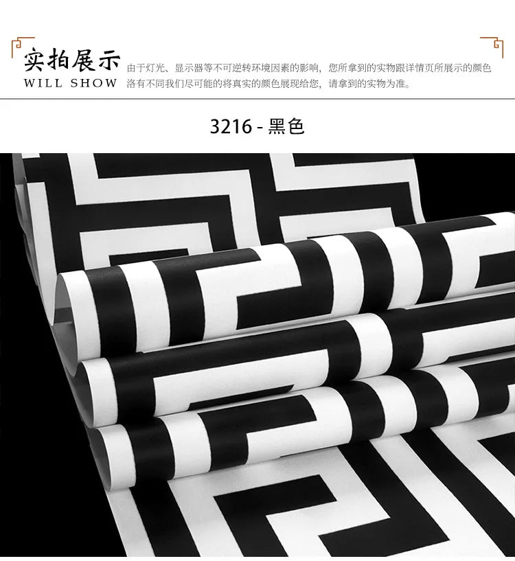 Greek Key Lattice Modern Geometric Wallpaper Hotel Study Background Wall PVC Bathroom Waterproof Wallpaper Pegatinas De Pared
