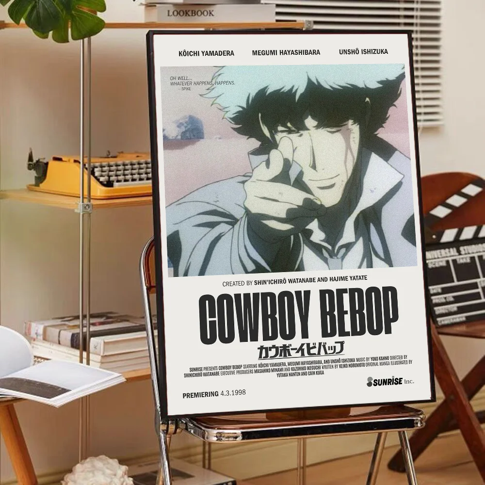Anime Cowboy Bebop Poster Cao Chống Nước Dán Tường