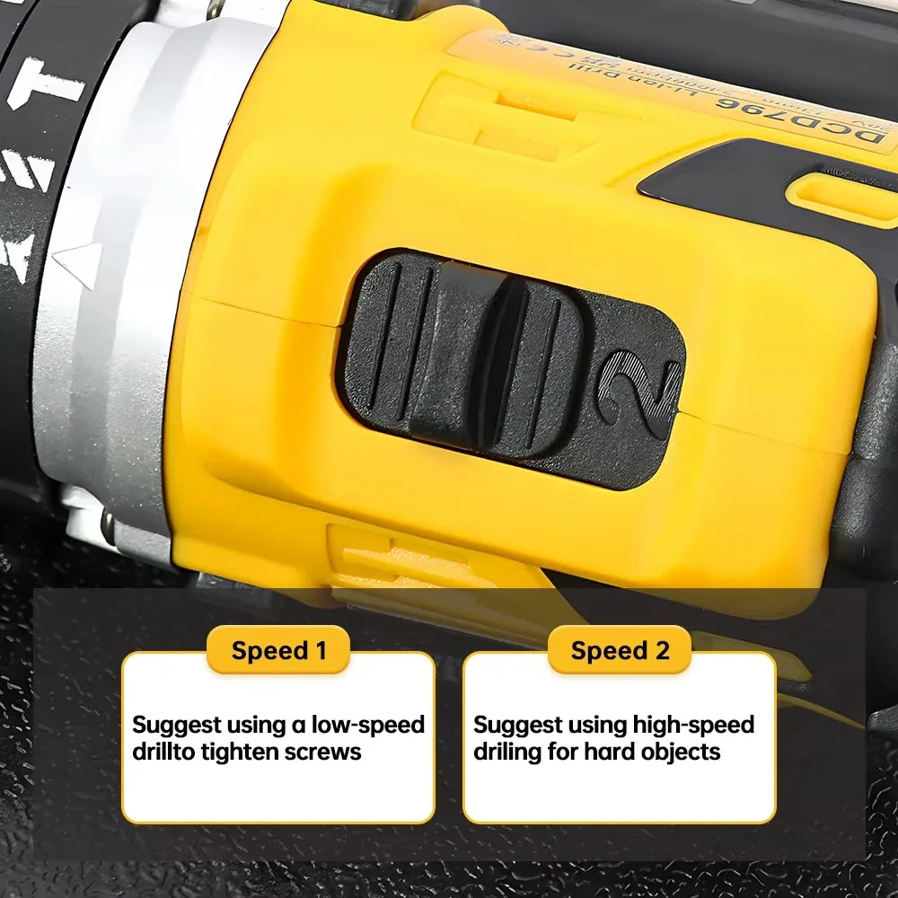 DeWalt DCD796 Máy Khoan Và Đập Không Dây 13mm Brushless