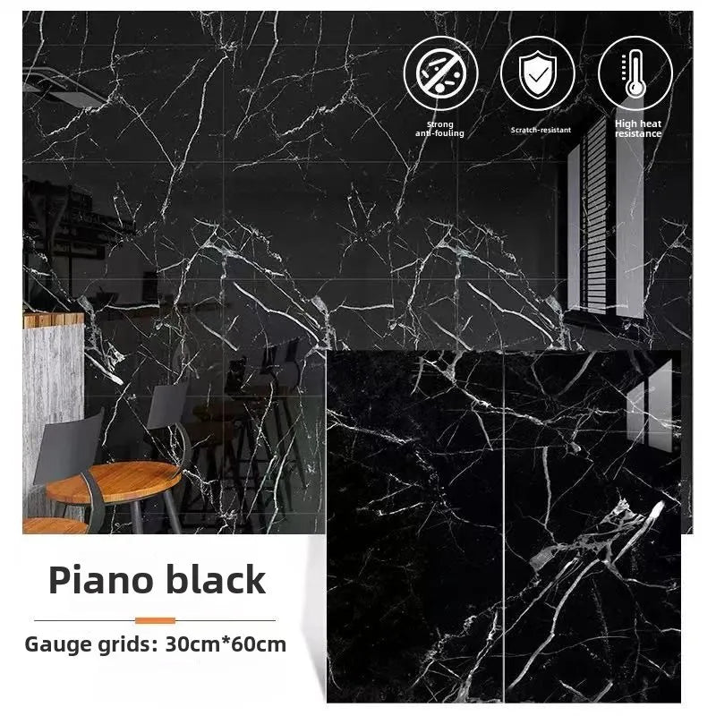 Dán Gạch Trang Trí PVC Marble 30cm X 60cm Tường Phòng Tắm