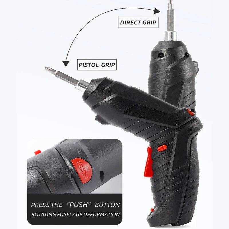Tua Vít Điện Pin Sạc Không Dây Hiệu Năng Cao 0.38NM 1600RPM