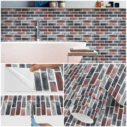 Dán Tường Gạch Retro Nổi Ghép Liền Chống Thấm Hiện Đại
