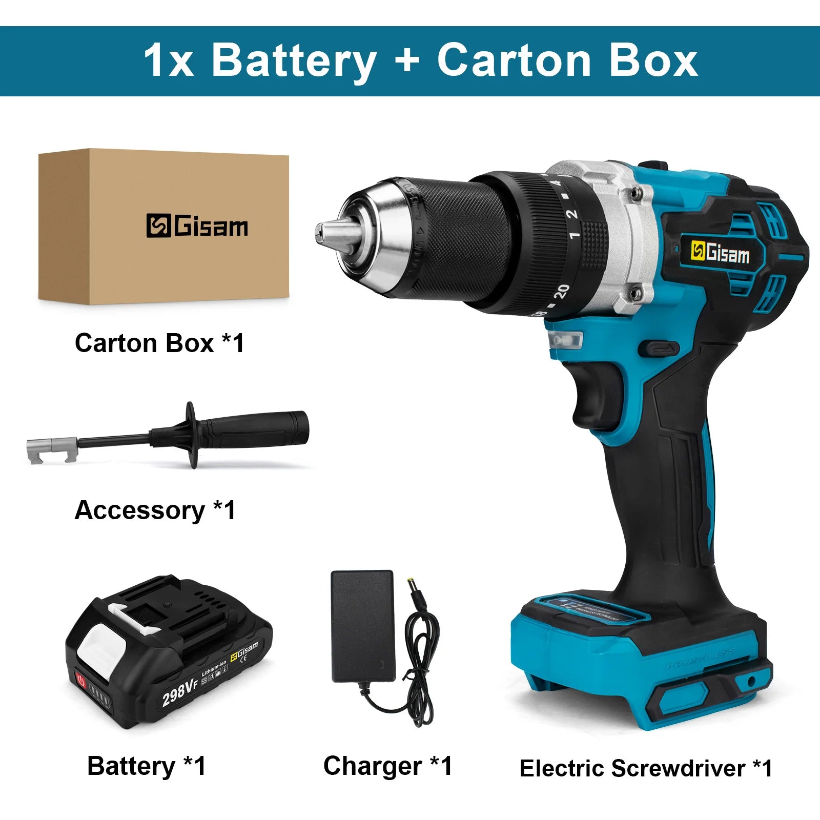 Máy Khoan Tác Động Không Dây Brushless 650Nm 13mm Pin Makita