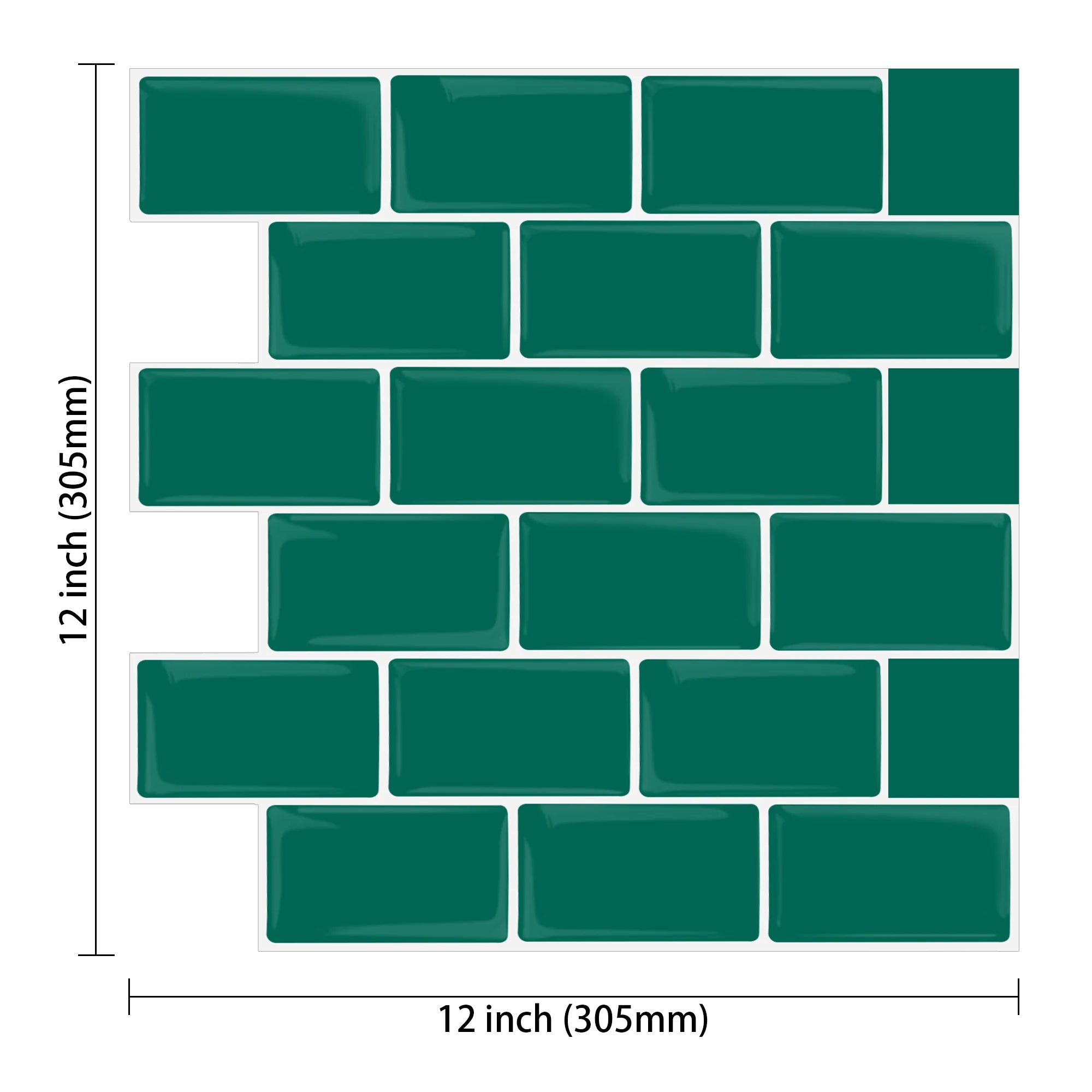 Vividtiles 3D Vinyl Dán Dính Ốp Tường Bếp Chống Nước Bền
