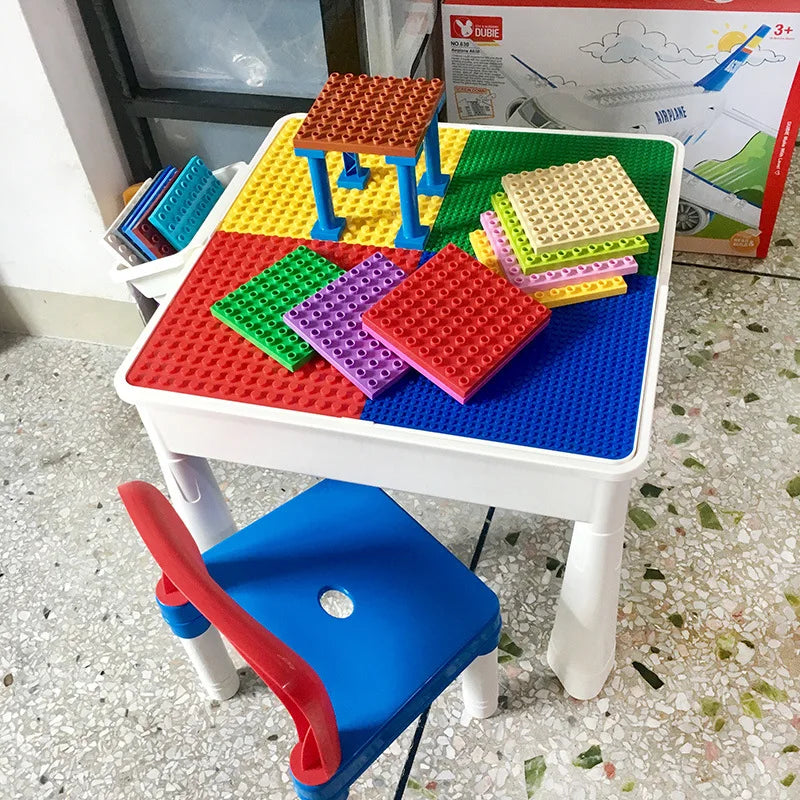 8*8 Dots Creative Large Particle Double Floors Building Blocks Base Plate DIY Bricks Baseplate Toys For Kids Christmas Gift