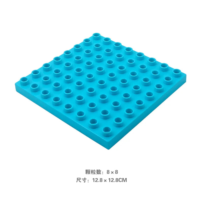8*8 Dots Creative Large Particle Double Floors Building Blocks Base Plate DIY Bricks Baseplate Toys For Kids Christmas Gift