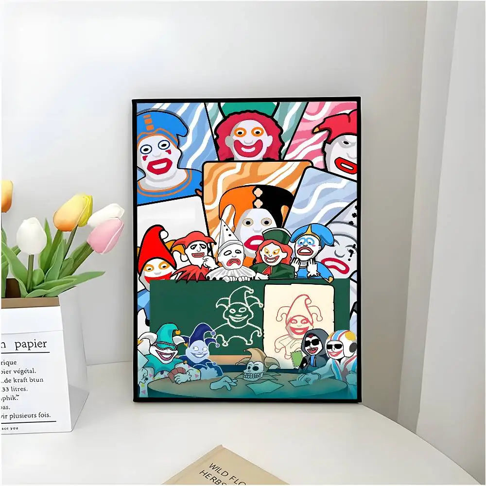 Poster B Balatro Dán Tường Tự Dính Chống Nước Quán Cà Phê