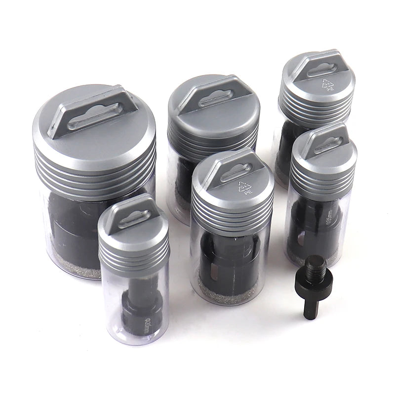 Bộ Mũi Cắt Lỗ Kim Cương M14 Cho Máy Mài Góc 7 Mảnh