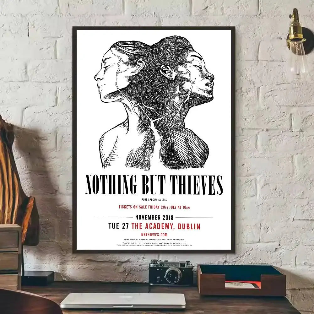 Poster Nothing But Thieves Dan Tuong PVC Chong Tham Ben Dep