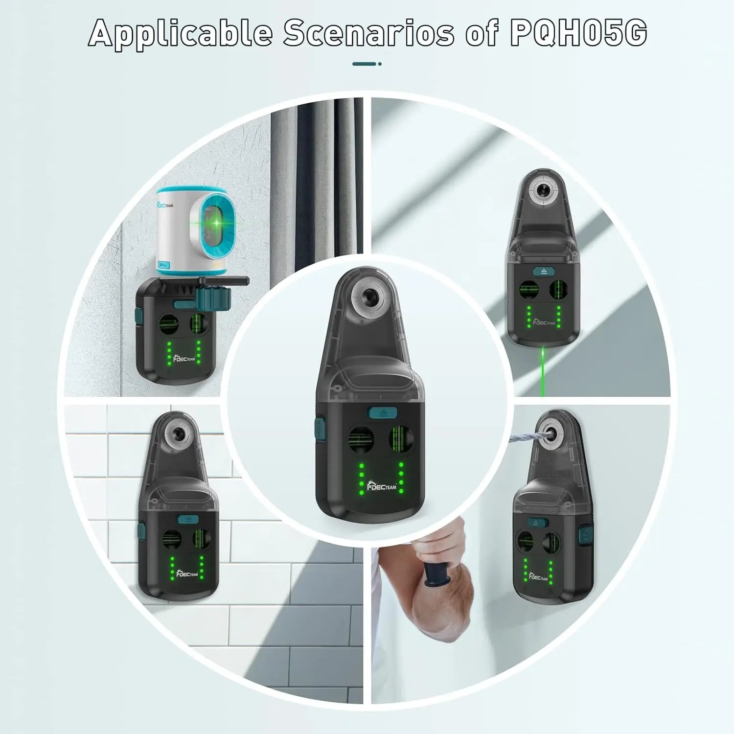 Decteam Hút Bụi Máy Laser Level Với Dọc Và Giá Treo Tường