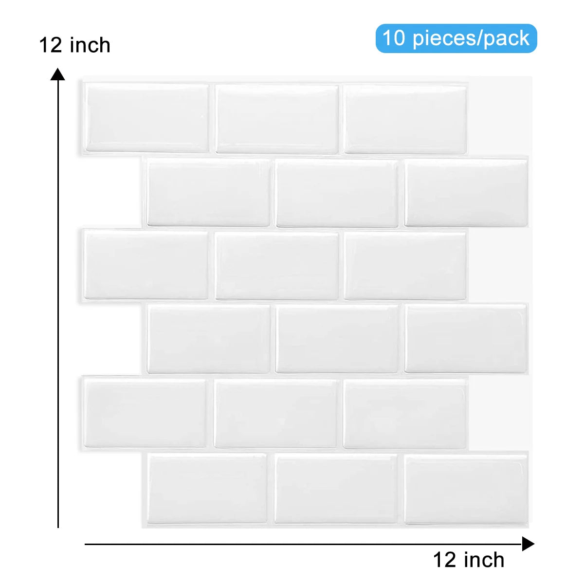 Dan Tuong 3D Chong Tham Bep 12x12 Inch Mieng Dan Dinh Manh