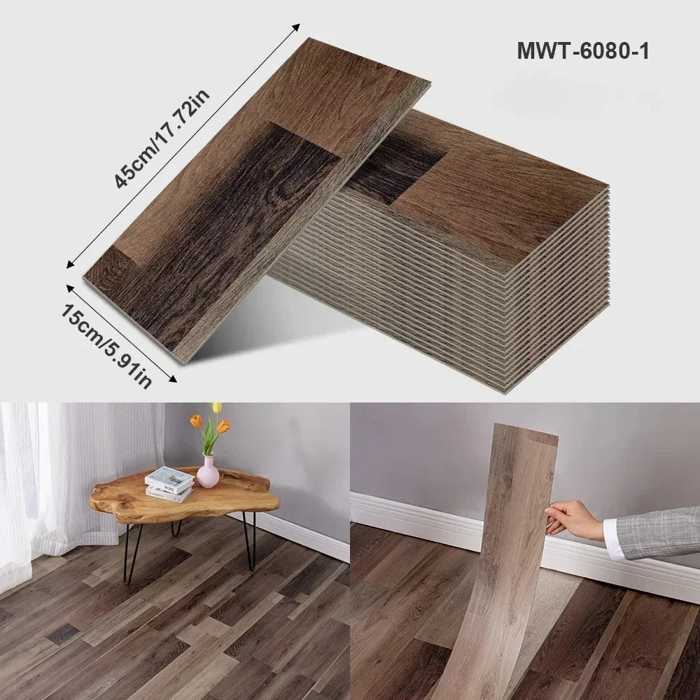 Dan San Va Dan Tuong Van Go Hien Dai 45x15 Cm PVC Ben