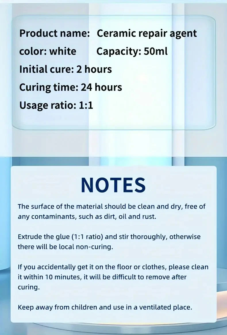 Keo Trám Sứ & Gạch Men - Lấp Nứt, Phục Hồi Bề Mặt