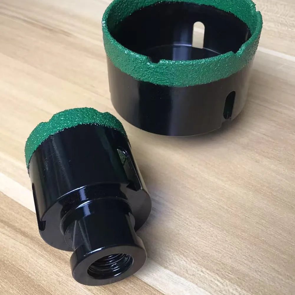 Diamond Brazed Core Dry Drill Bit 1Pc 6-100mm for Porcelain Tiles Marble Glass Granite Hole Cup Saw Cutter Accessories Cutting