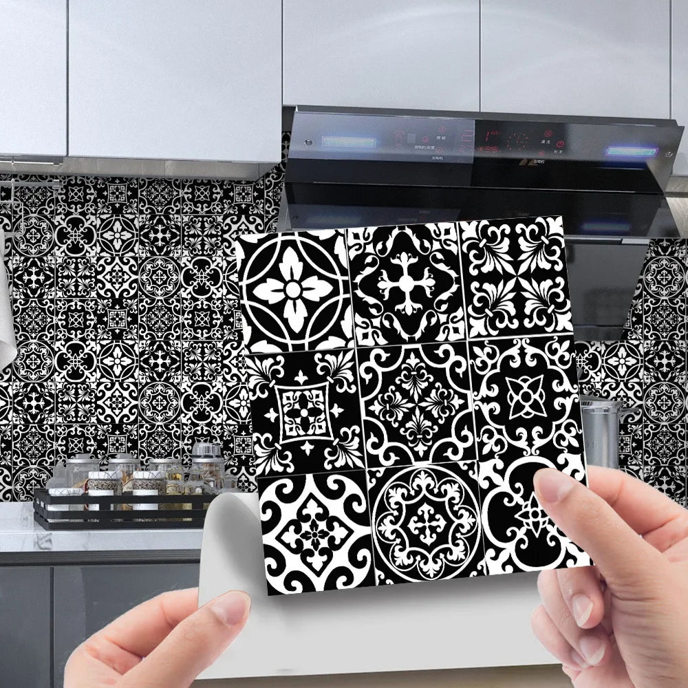 Bộ 10 Miếng Gạch Mosaic 3D Dán Tường Chống Thấm Phòng Tắm