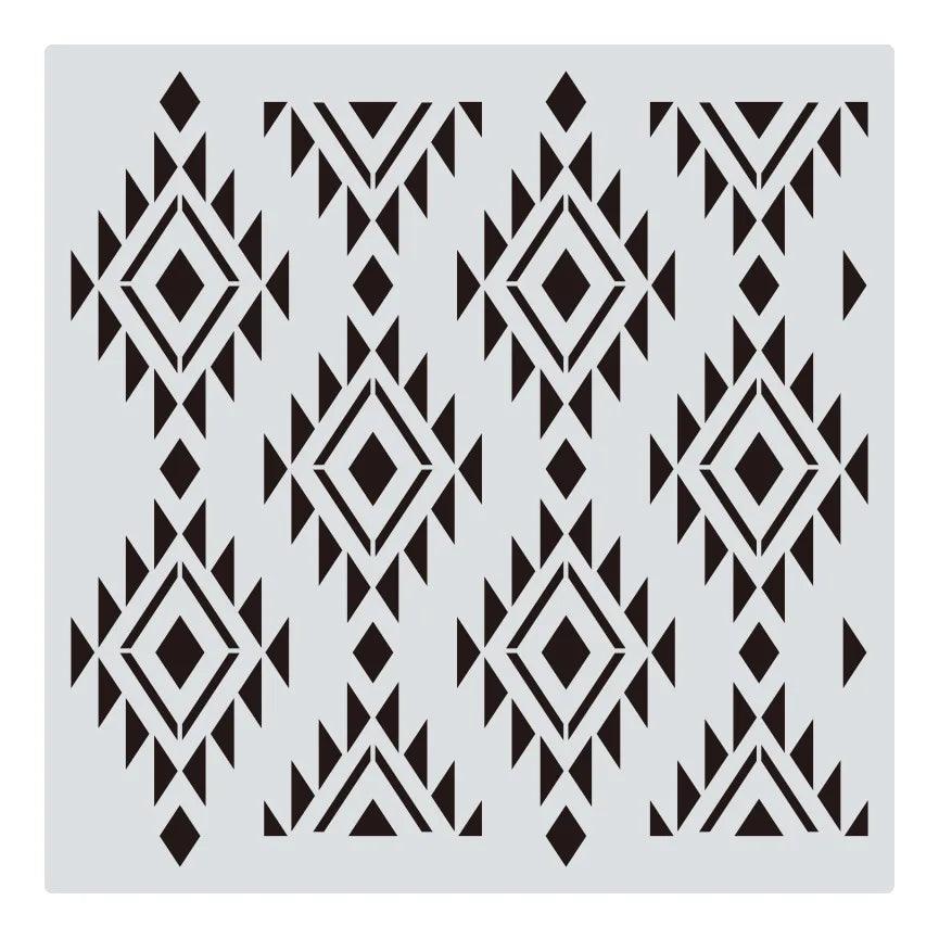 1Pcs 30*30cm Geometric Mandala DIY Layering Stencils Wall Painting Scrapbook Coloring Embossing Album Decorative Template