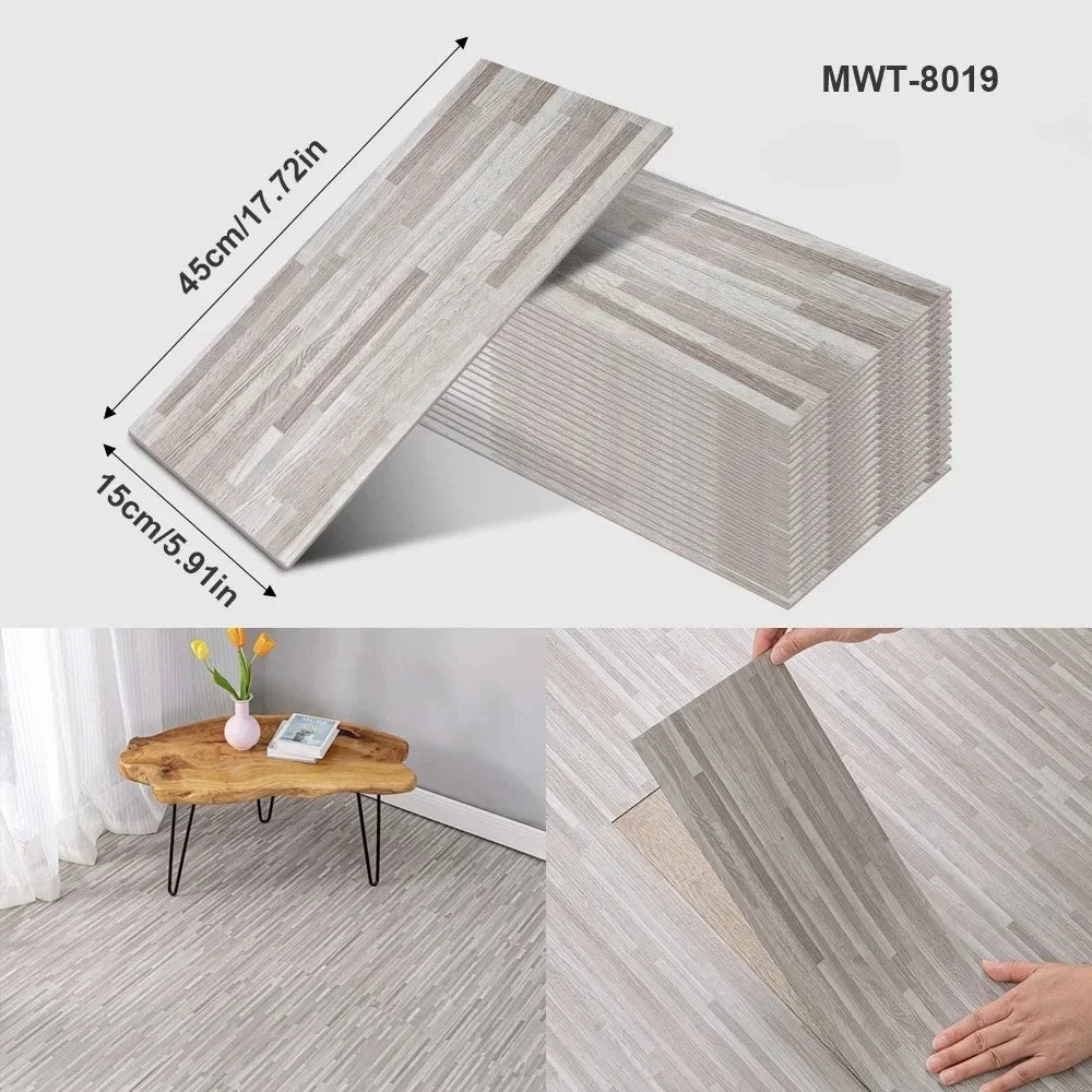Dan San Va Dan Tuong Van Go Hien Dai 45x15 Cm PVC Ben