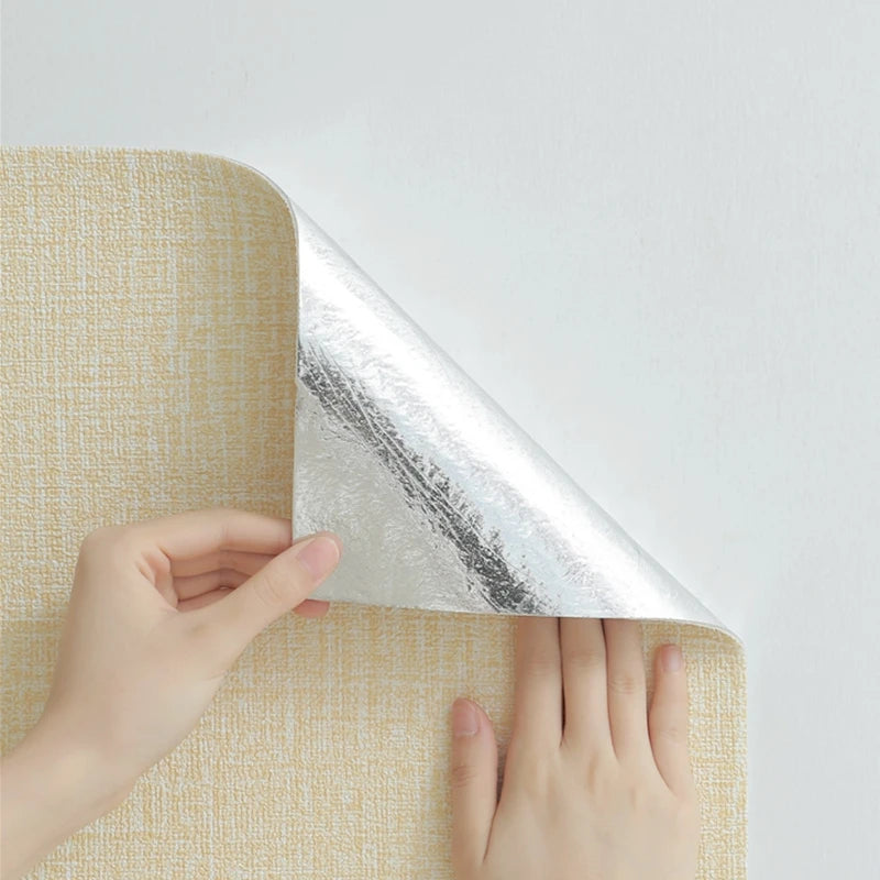 3D Anti-collision Soft Wall Sticker2.8m Self-adhesive Waterproof Insulation Foam Wall Sticker Livingroom Kitchen Decor Wallpaper