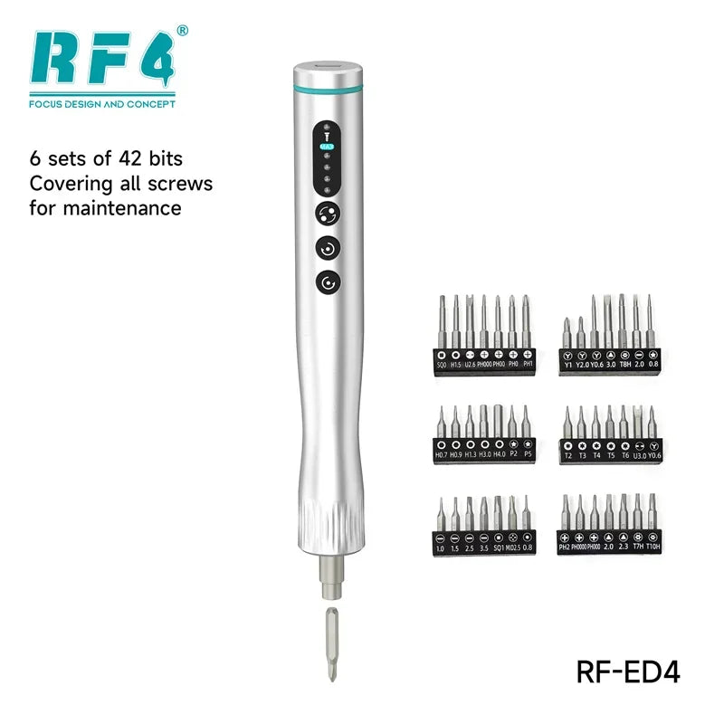 Bộ Tua Vít Điện RF4 RF ED4 RF ED4S USB Sạc 4 Cấp Mô Men
