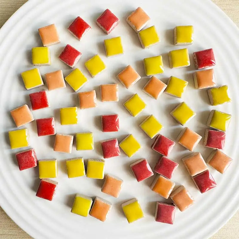 Gạch Mosaic Gốm 100g Trang Trí Thủ Công Sắc Màu