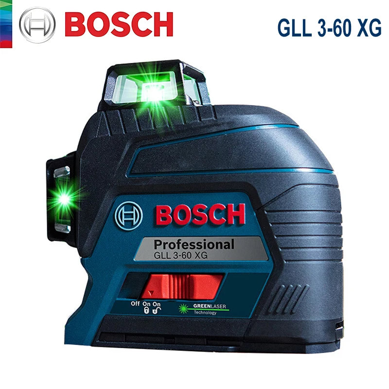 Bosch GLL 3-60 XG Máy Laser Xanh 12 Dòng 360 Độ Tự Cân