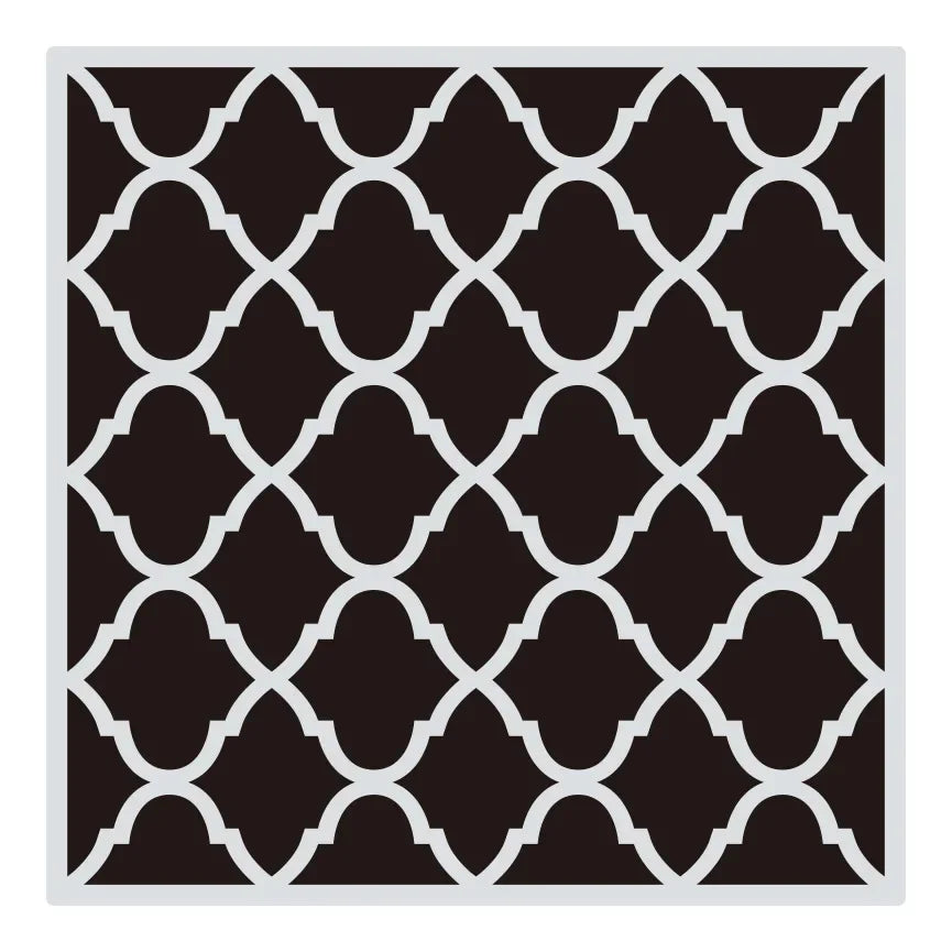 Khuon Stencil Mandala Geometric 30x30cm DIY Layering