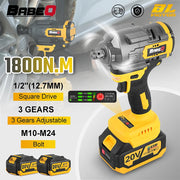 Súng Vặn Bu Lông Không Dây Brushless Hiệu Suất Cao 1800Nm
