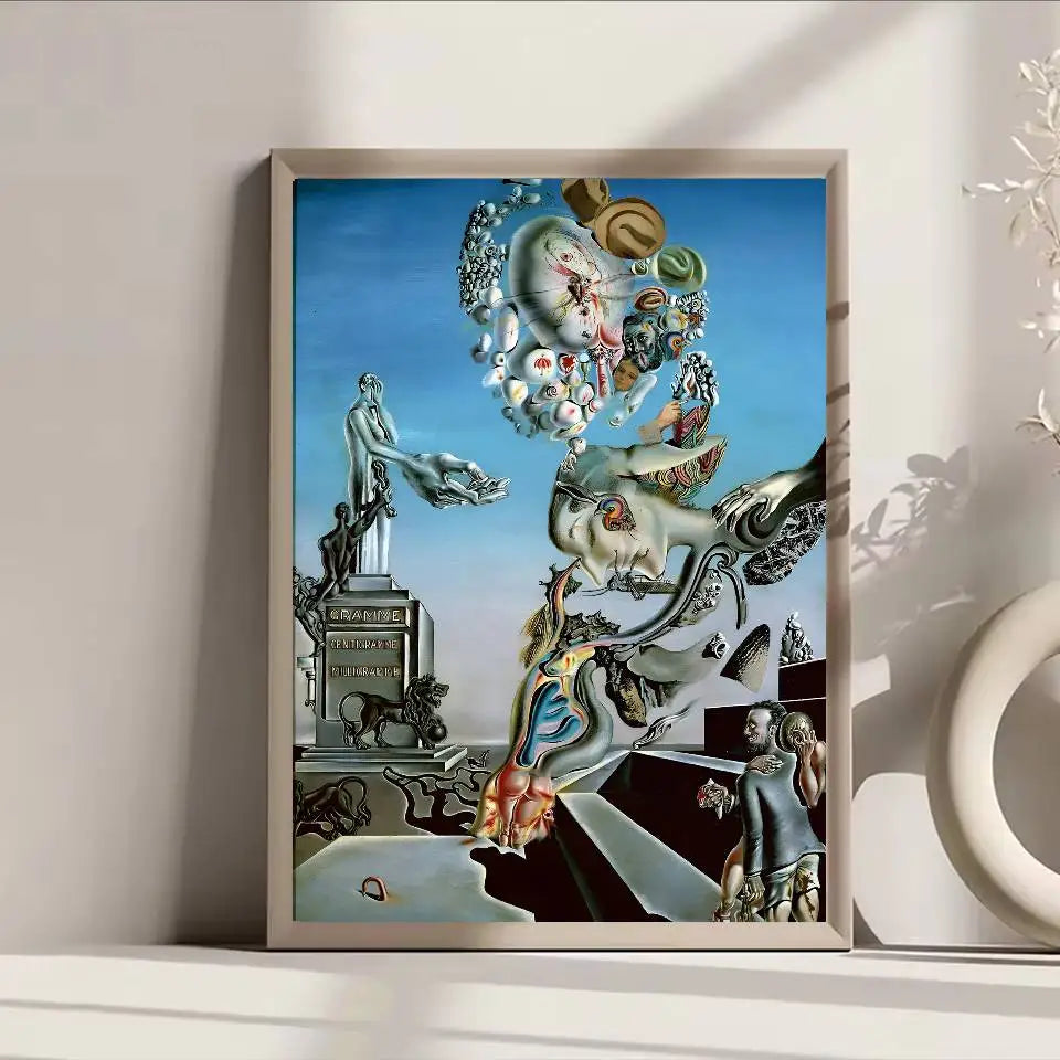 Tranh Surrealism Salvador Dali Poster Dan Tuong Chiu Nuoc