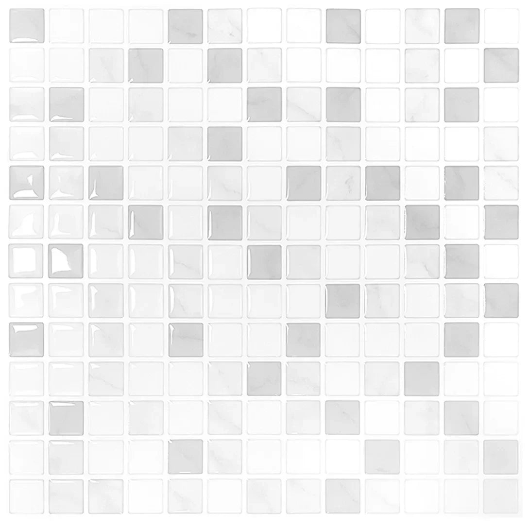 Dán Tường Gạch Mosaic Kính 3D Dính Chống Thấm 5 10 Miếng