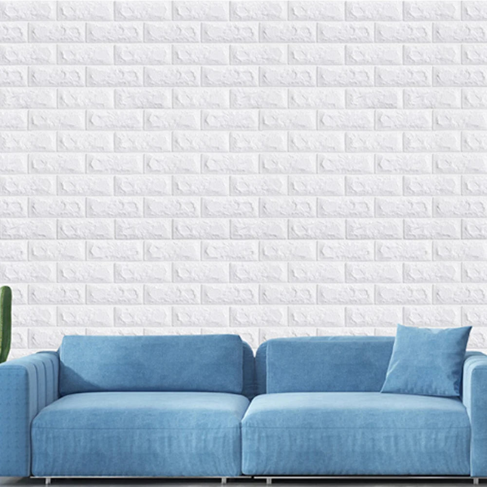 10-40pcs 38.5cmx35cm 3D Wall Stickers Self-adhesive Wallpaper Oil and Moisture Resistant Stain Resistant  Decorative Stickers ﻿