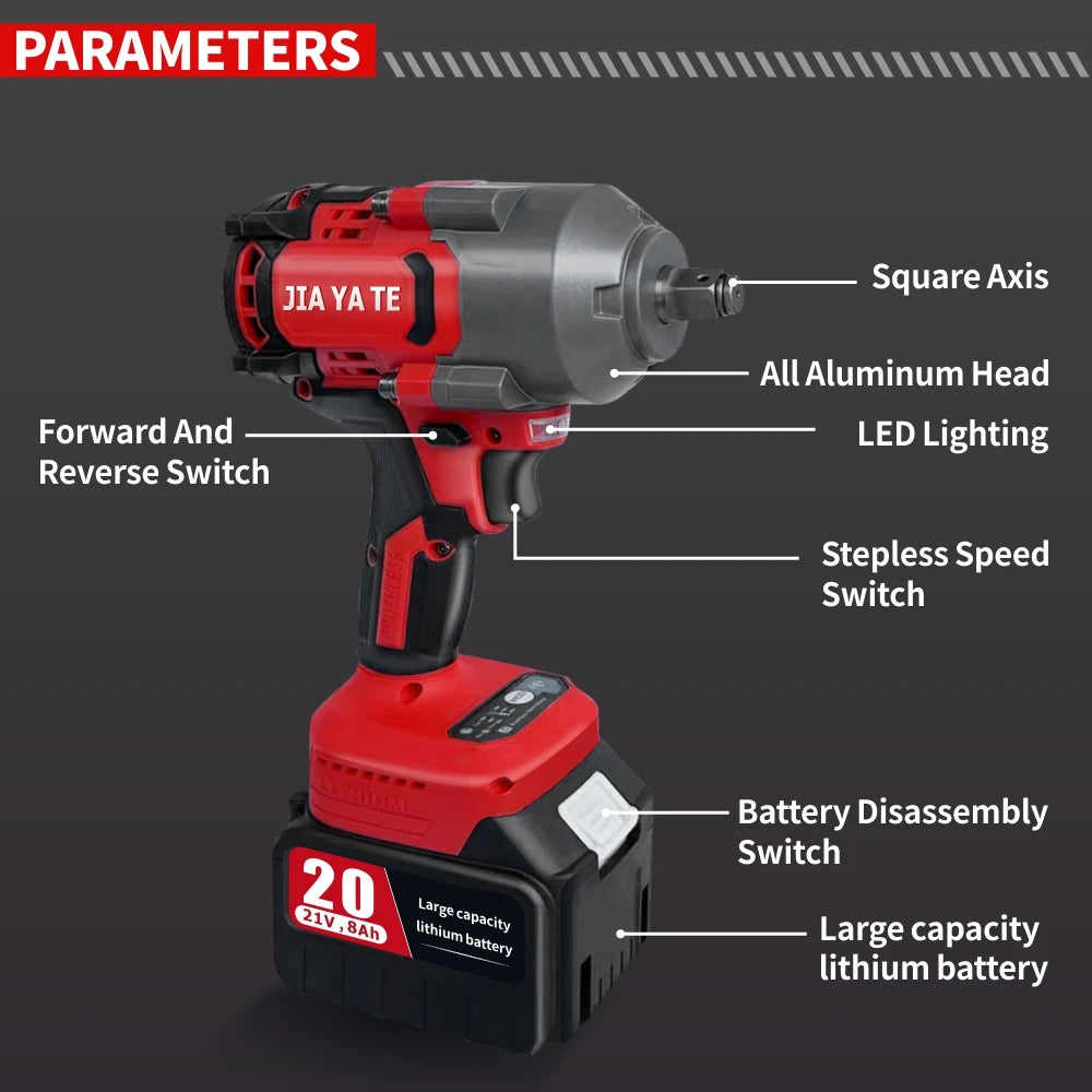 Impact Wrench Không Dây 850Nm 21V Dụng Cụ Sửa Ô Tô Makita