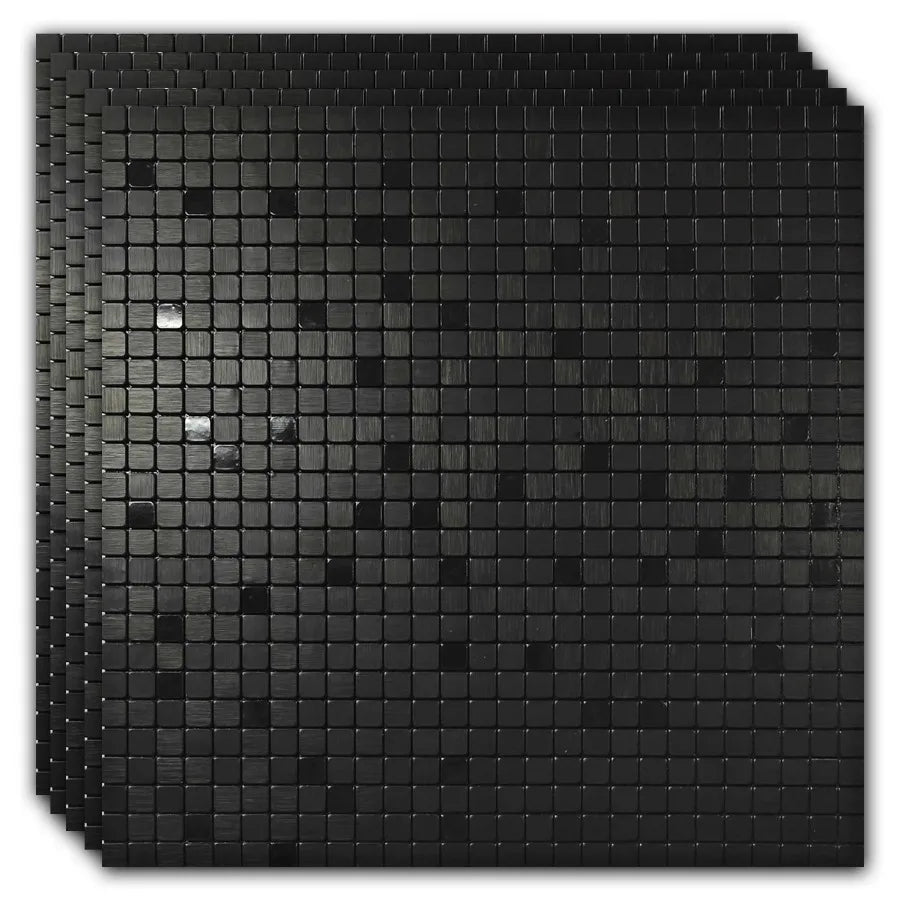 Gạch Ốp Tường Kim Loại Mosaic 3D Dán Nền Bếp Phòng Tắm