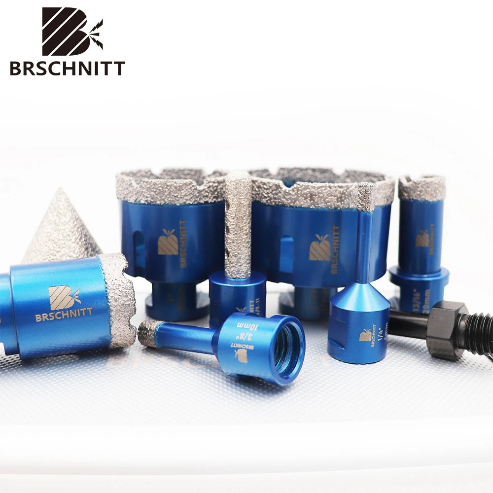 Bộ 9 Mũi Khoan Kim Cương Cho Gốm Sứ Đá Marble Granite