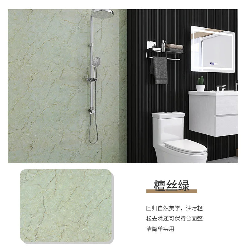 Giay Dan Tuong Marble PVC Dinh 60cm Phong Tam Bep Mat Ban