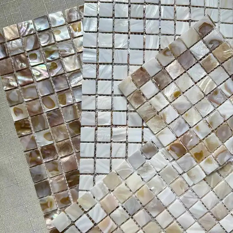Gach Mosaic Vo Trai Trang Tu Nhien Op Tuong Bep Phong Tam