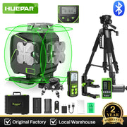 Huepar Laser Máy 4D 16 Dòng Tự Cân 360 Độ Màn LCD Bluetooth