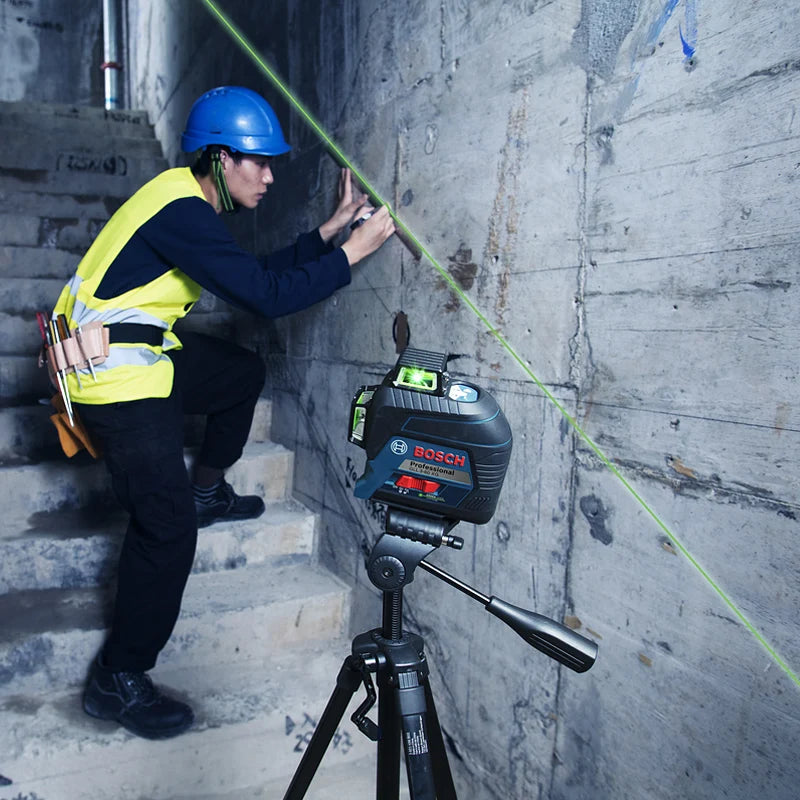 Bosch GLL 3-60 XG Máy Laser Xanh 12 Dòng 360 Độ Tự Cân