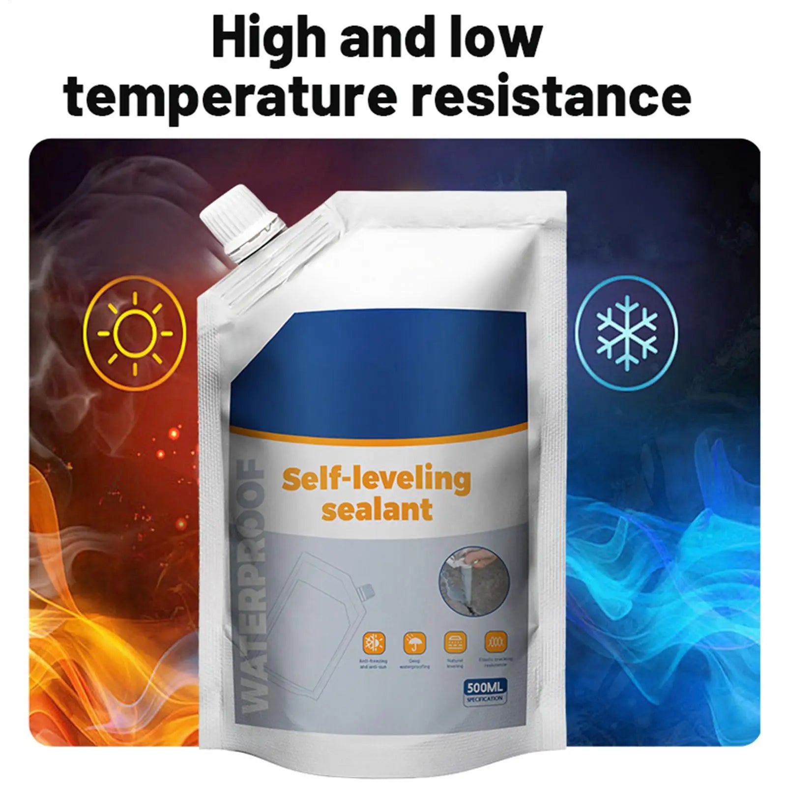 500ml Cement Concrete Waterproofing Sealant Penetrating Bonding Agent With High Strength For Roof, Pool, Bathroom, Basement