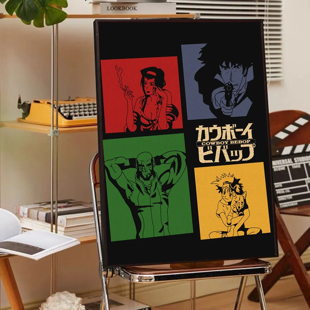 Anime Cowboy Bebop Poster Cao Chống Nước Dán Tường