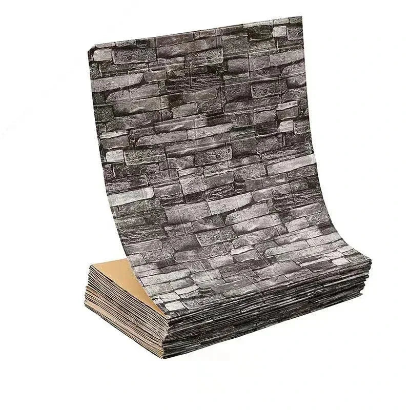 Giấy Dán Tường 3D Tự Dính Gạch Ốp Tường Phòng Khách