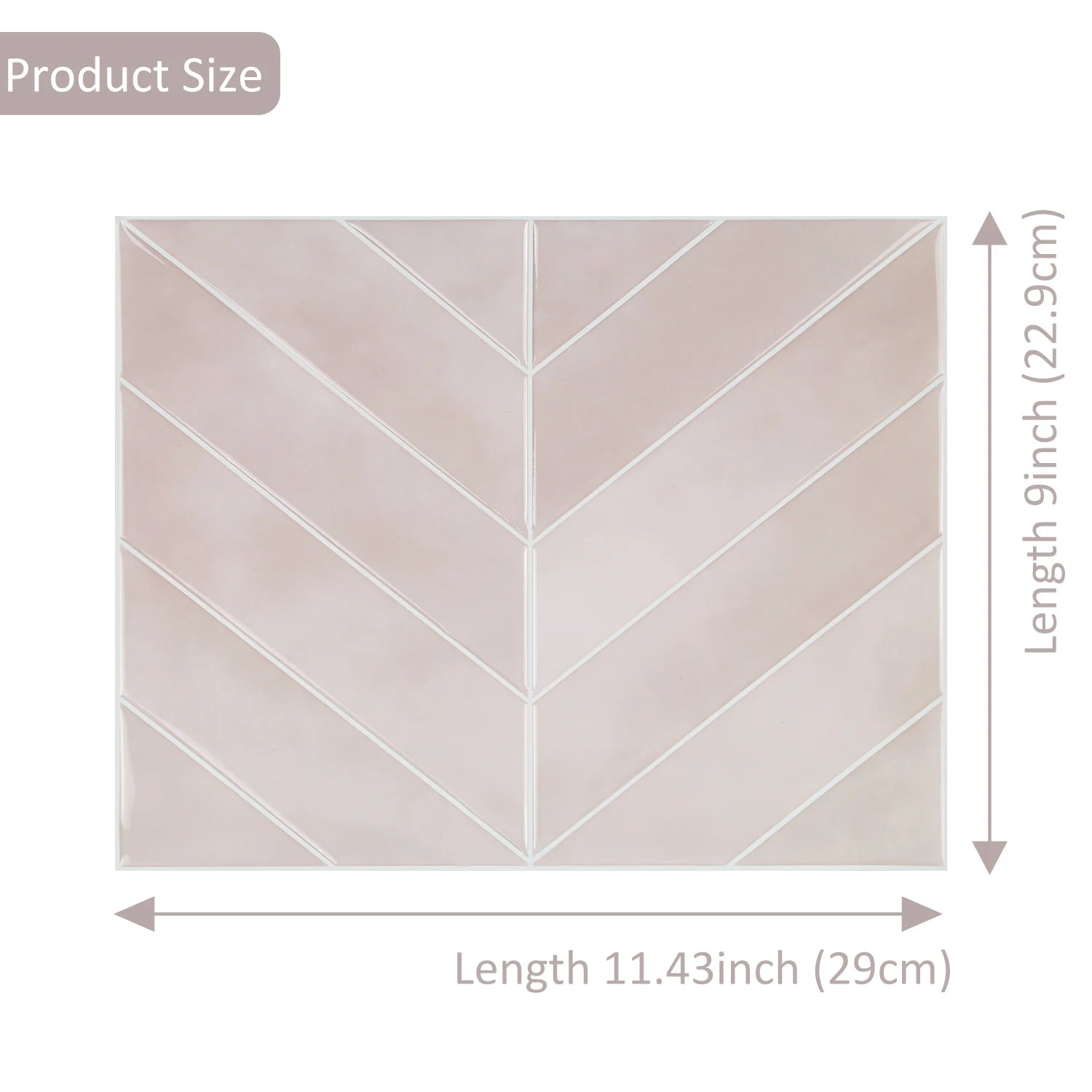 Bộ 3 Tờ Dán Tường Gạch 3D Chống Thấm Chịu Nhiệt Dễ Xóa