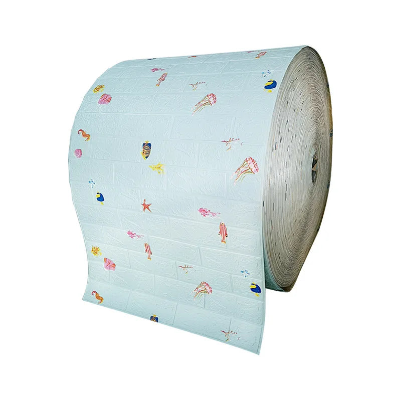 Gach Op Tuong Gia 3D Foam Dinh 10M Trang Tri Phong Khach